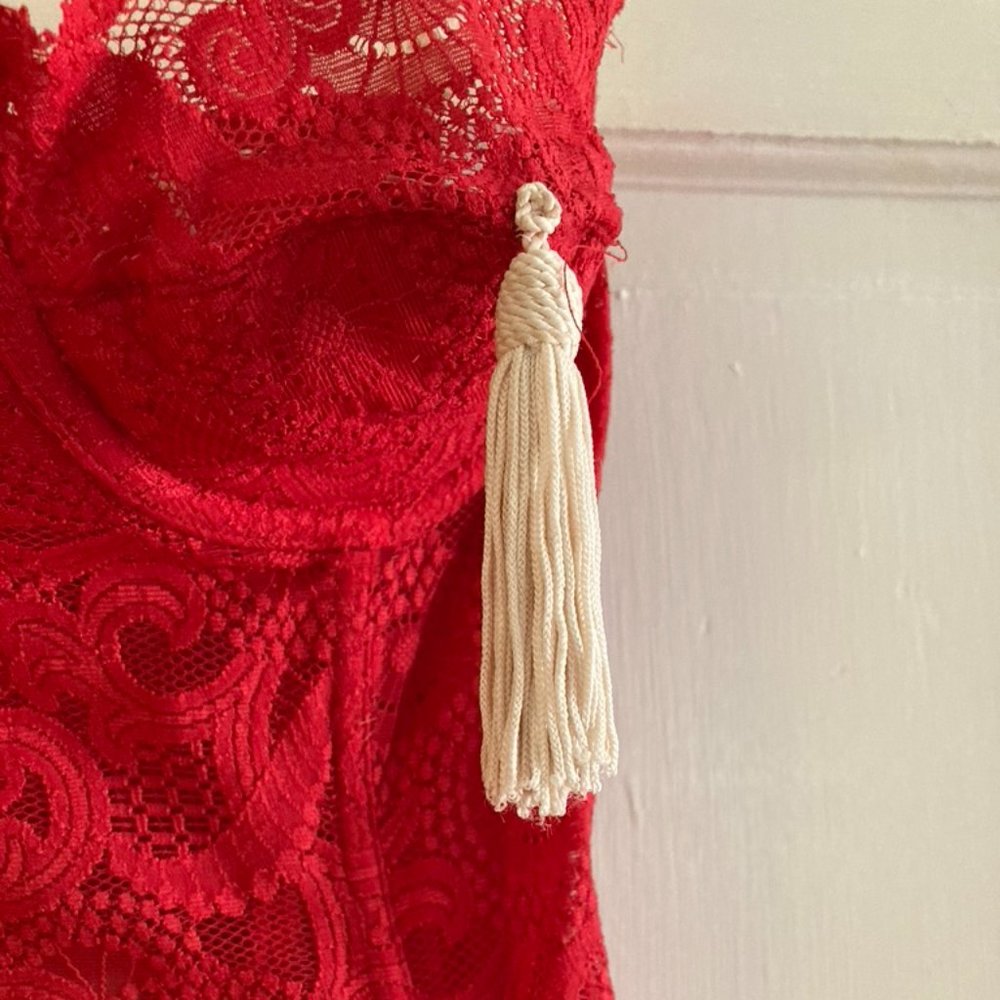 Victoria's Secret Red Vintage Corset